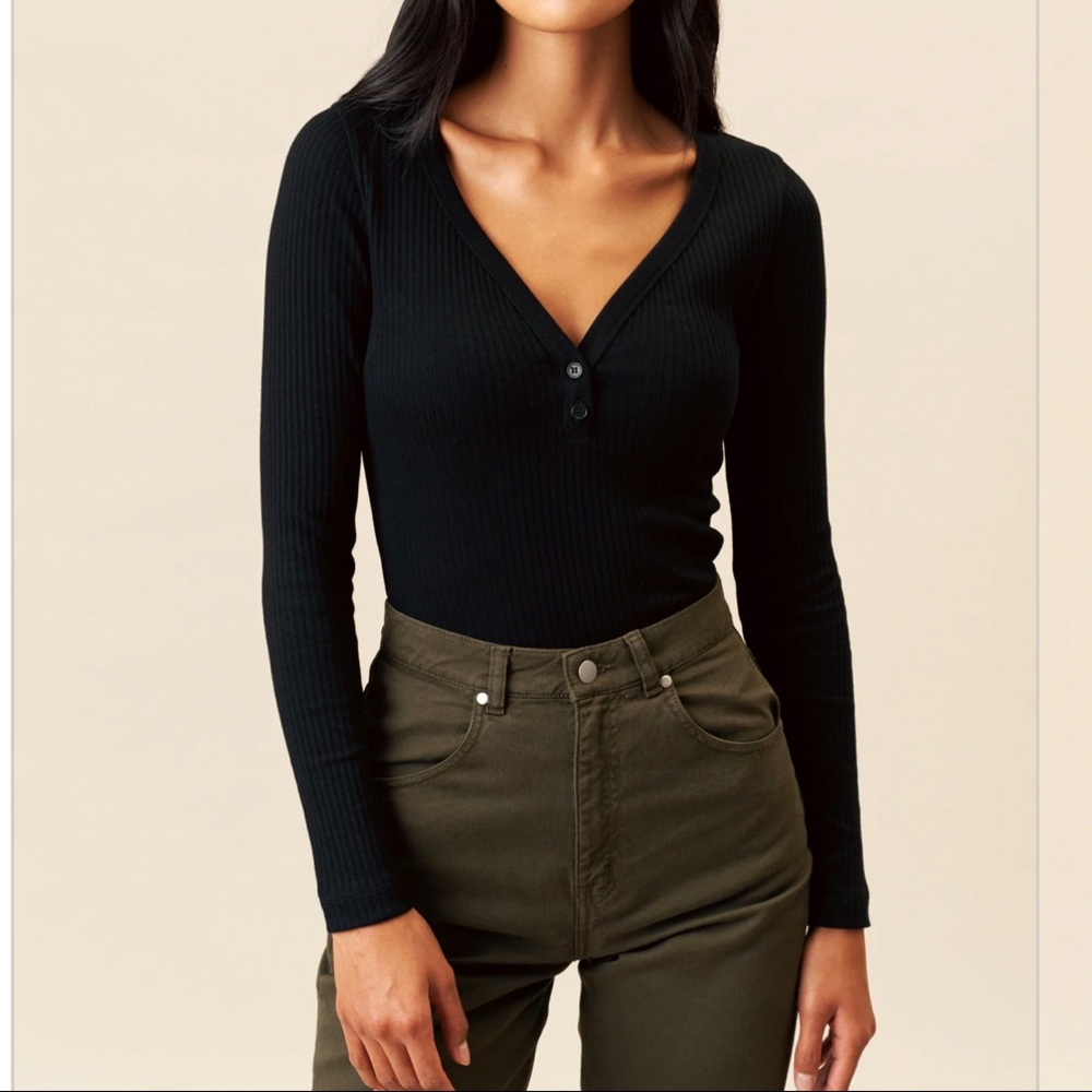 Kotn Rib Knit Henley